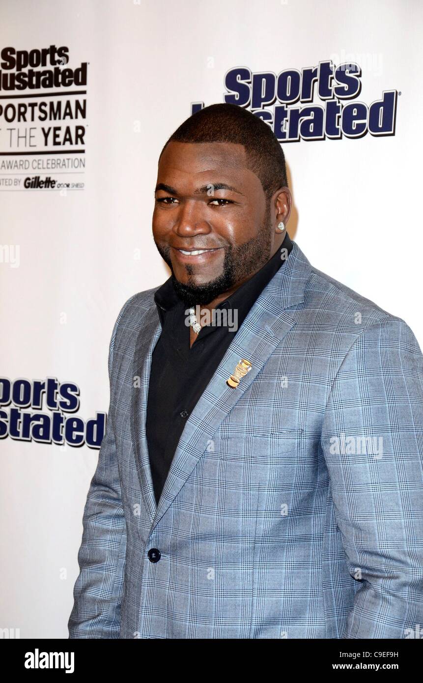 David Ortiz aux arrivées pour 2011 Sports Illustrated sportif de l'année, IAC Building, New York, NY, le 6 décembre 2011. Photo par : Eric Reichbaum/Everett Collection Banque D'Images