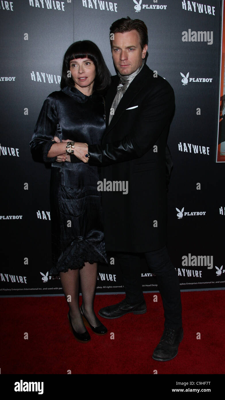 EVE MAVRAKIS & EWAN MCGREGOR HAYWIRE. PREMIERE LOS ANGELES CALIFORNIA USA 05 janvier 2012 Banque D'Images