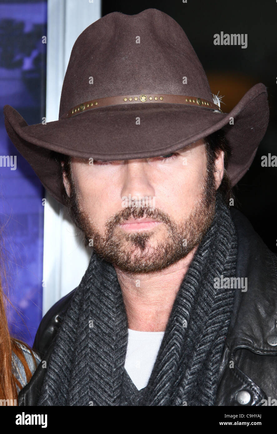 BILLY RAY CYRUS Joyful Noise. Première mondiale HOLLYWOOD LOS ANGELES CALIFORNIA USA 09 janvier 2012 Banque D'Images