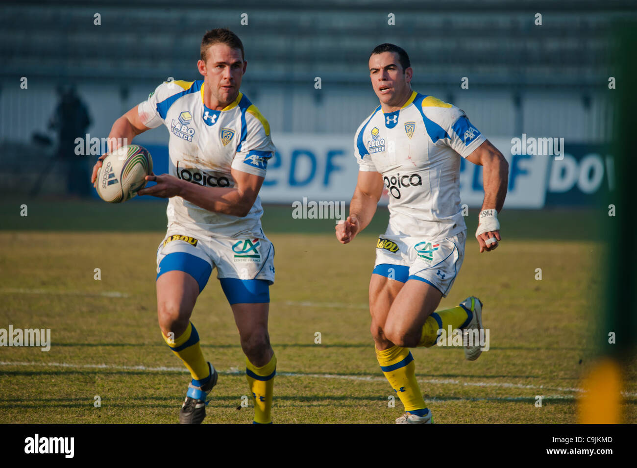 Heineken Cup Rugby : Aironi Rugby - ASM Clermont Auvergne Banque D'Images