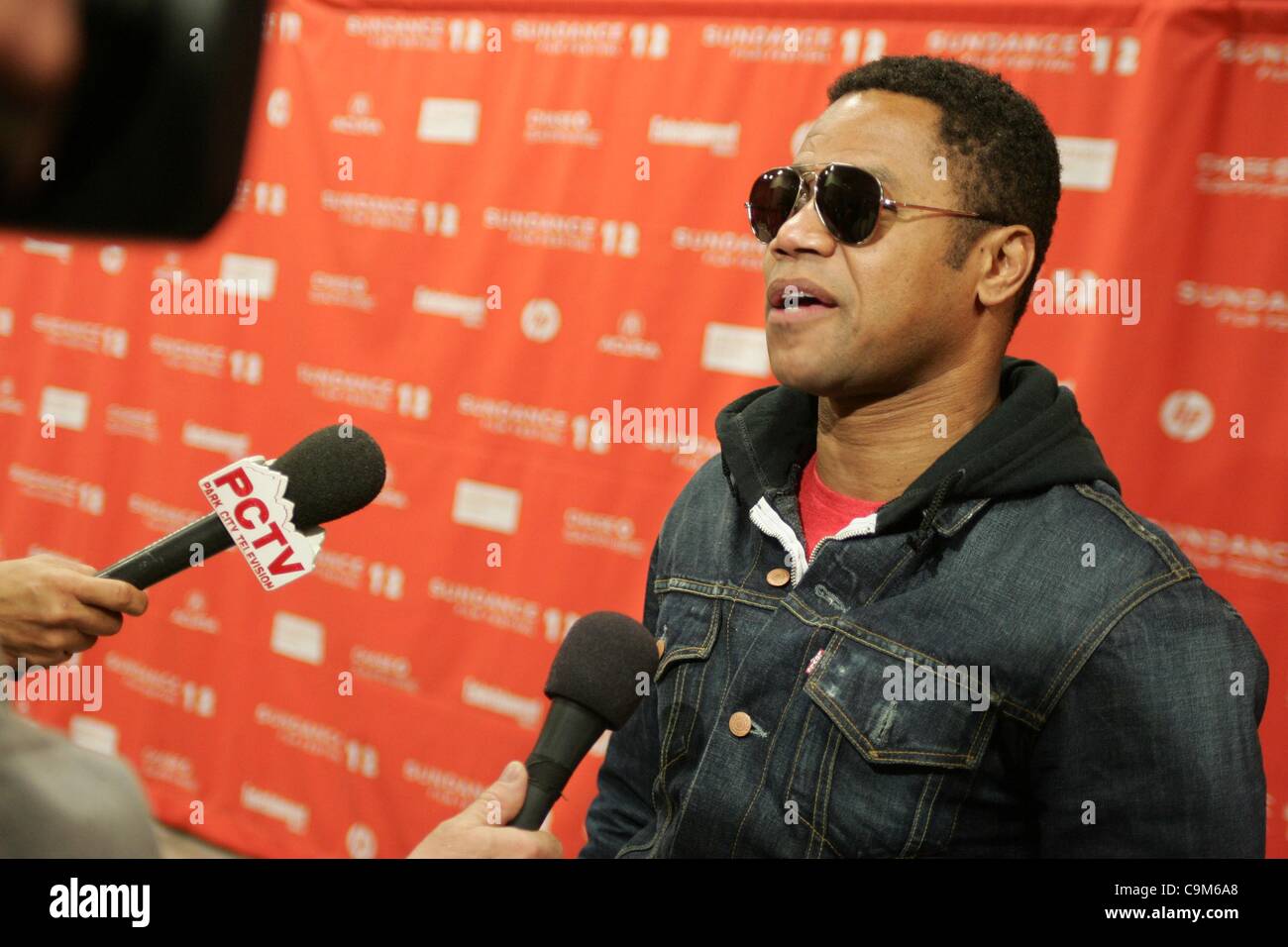Cuba Gooding Jr. aux arrivées de RED HOOK SUMMER première mondiale au Festival du Film de Sundance 2012, Théâtre Eccles, Park City, UT 22 Janvier, 2012. Photo par : James Atoa/Everett Collection Banque D'Images