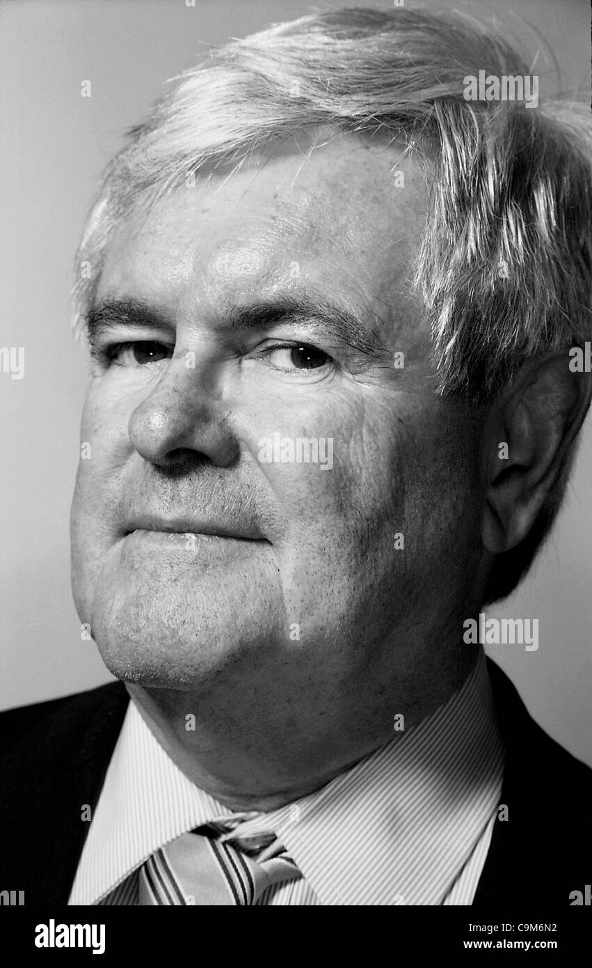 Le 29 novembre 2011 - Ft Lauderdale, Floride, États-Unis - GOP candidate présidentielle Newt Gingrich. (Crédit Image : © David Jacobs/ZUMAPRESS.com) Banque D'Images