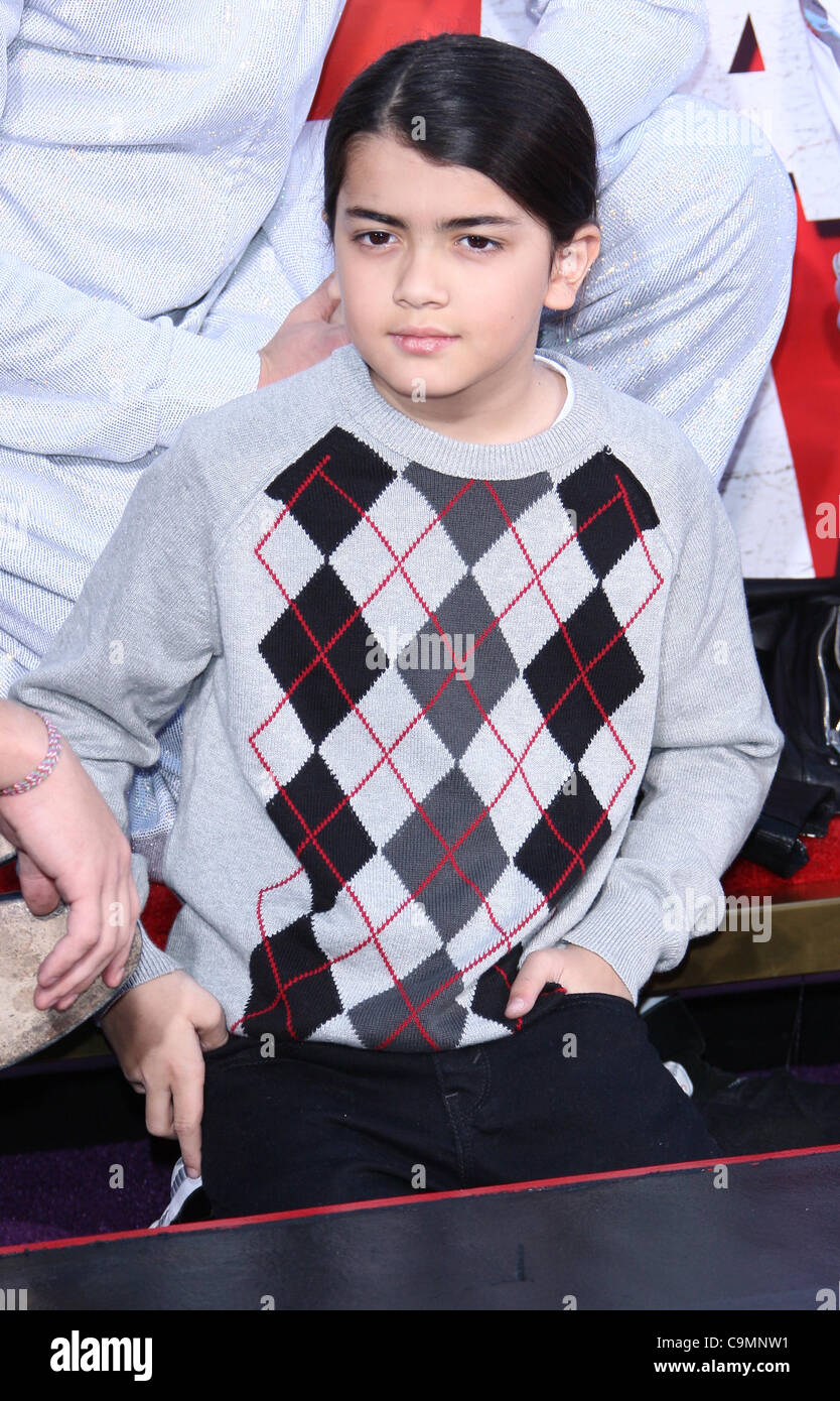 BLANKET JACKSON MICHAEL JACKSON PART ET CÉRÉMONIE EMPREINTE HOLLYWOOD LOS ANGELES CALIFORNIA USA 26 janvier 2012 Banque D'Images