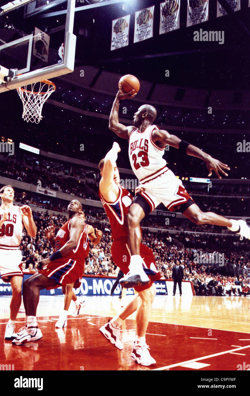 MICHAEL JORDAN.06-07-1998 Chicago (Illinois) : Le joueur de basket-ball  Michael Jordan.(Image Crédit : Â© Gianni Congiu Globe/ZUMAPRESS.com)/Photos  Photo Stock - Alamy