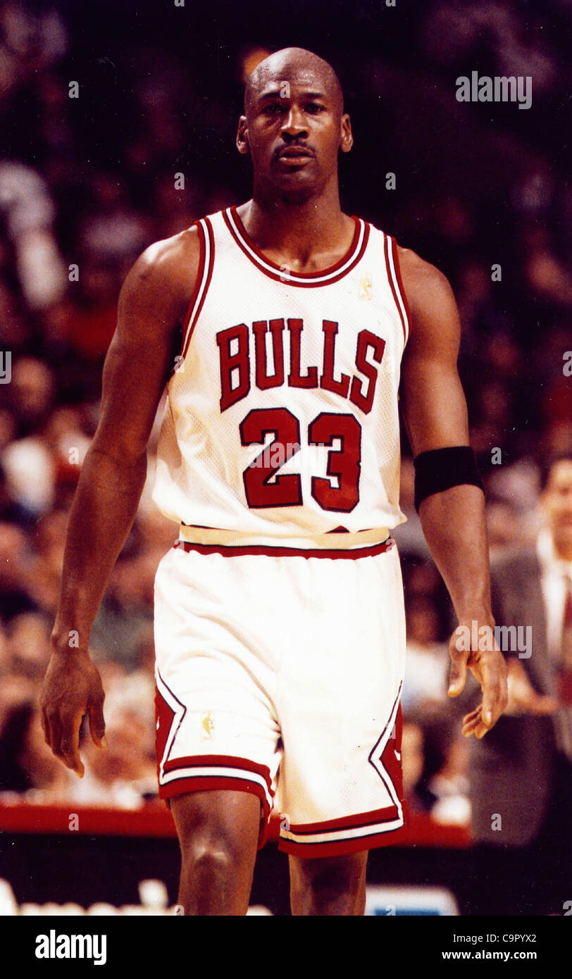 MICHAEL JORDAN 1997 avec les Chicago Bulls.K2761GC.(Image Crédit : Â© Gianni Congiu Globe/ZUMAPRESS.com)/Photos Banque D'Images