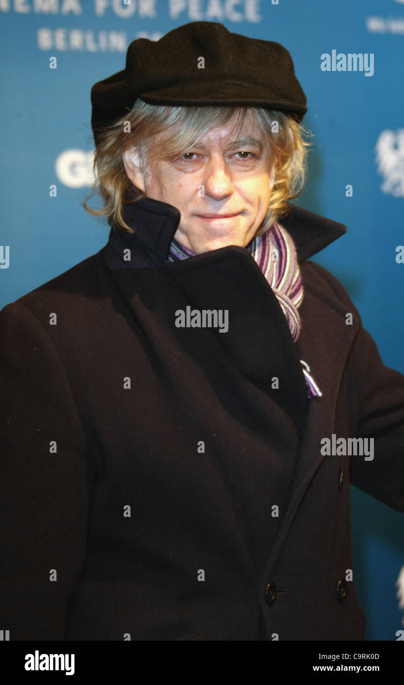 BOB GELDOF GALA CINEMA FOR PEACE FESTIVAL DU FILM DE BERLIN 2012 Konzerthaus am Gendarmenmarkt Berlin Allemagne, 13 février 2012 Banque D'Images