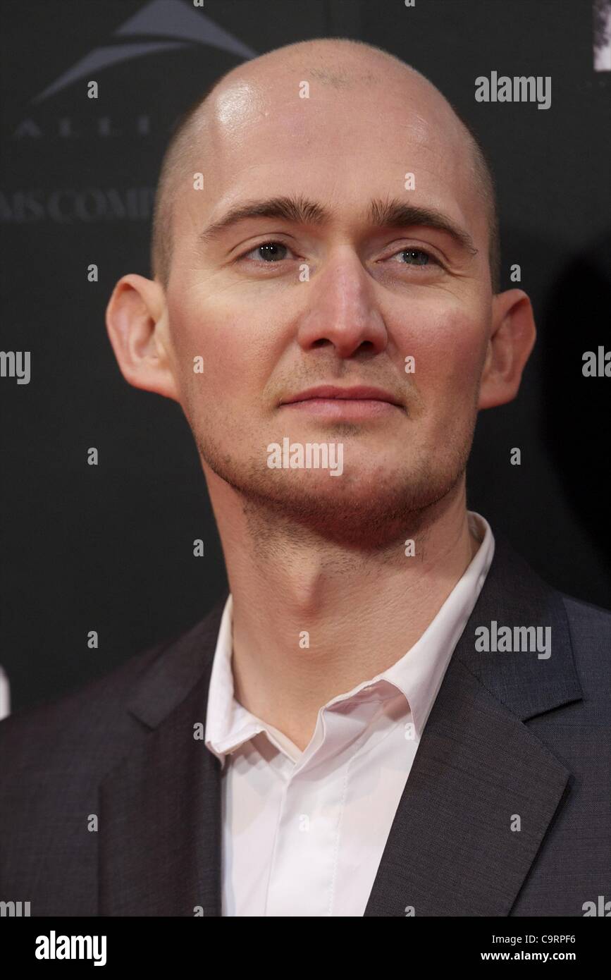 14 février 2012 - Madrid, Espagne - réalisateur James Watkins assiste à 'The Woman in Black' en première mondiale au cinéma Callao à Madrid (crédit Image : © Jack Abuin/ZUMAPRESS.com) Banque D'Images