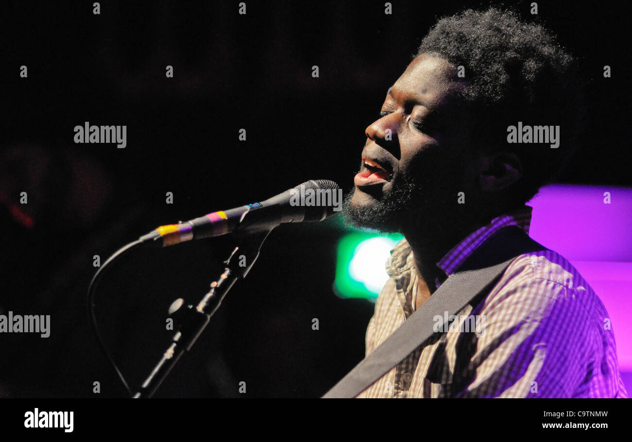 Michael Kiwanuka au Kazimier, Liverpool, 19.02.2012 Banque D'Images