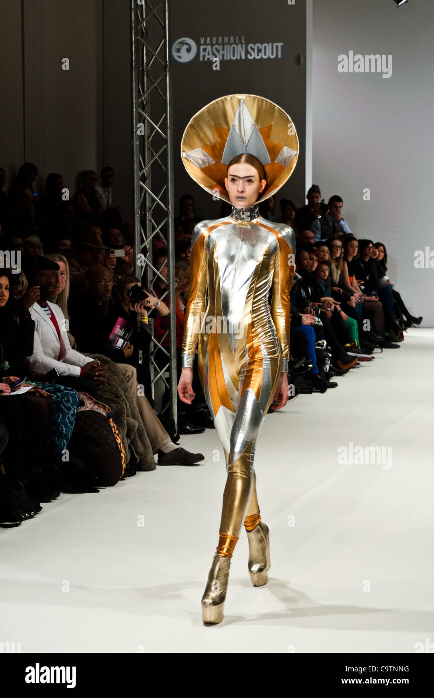 Pam Hogg Fashion Show, 19/02/2012, CM Banque D'Images