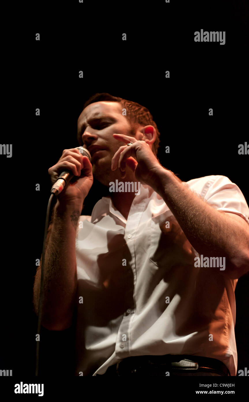 Jay James Picton effectue l'Hôtel de ville de Sheffield 25-02-2012 Banque D'Images