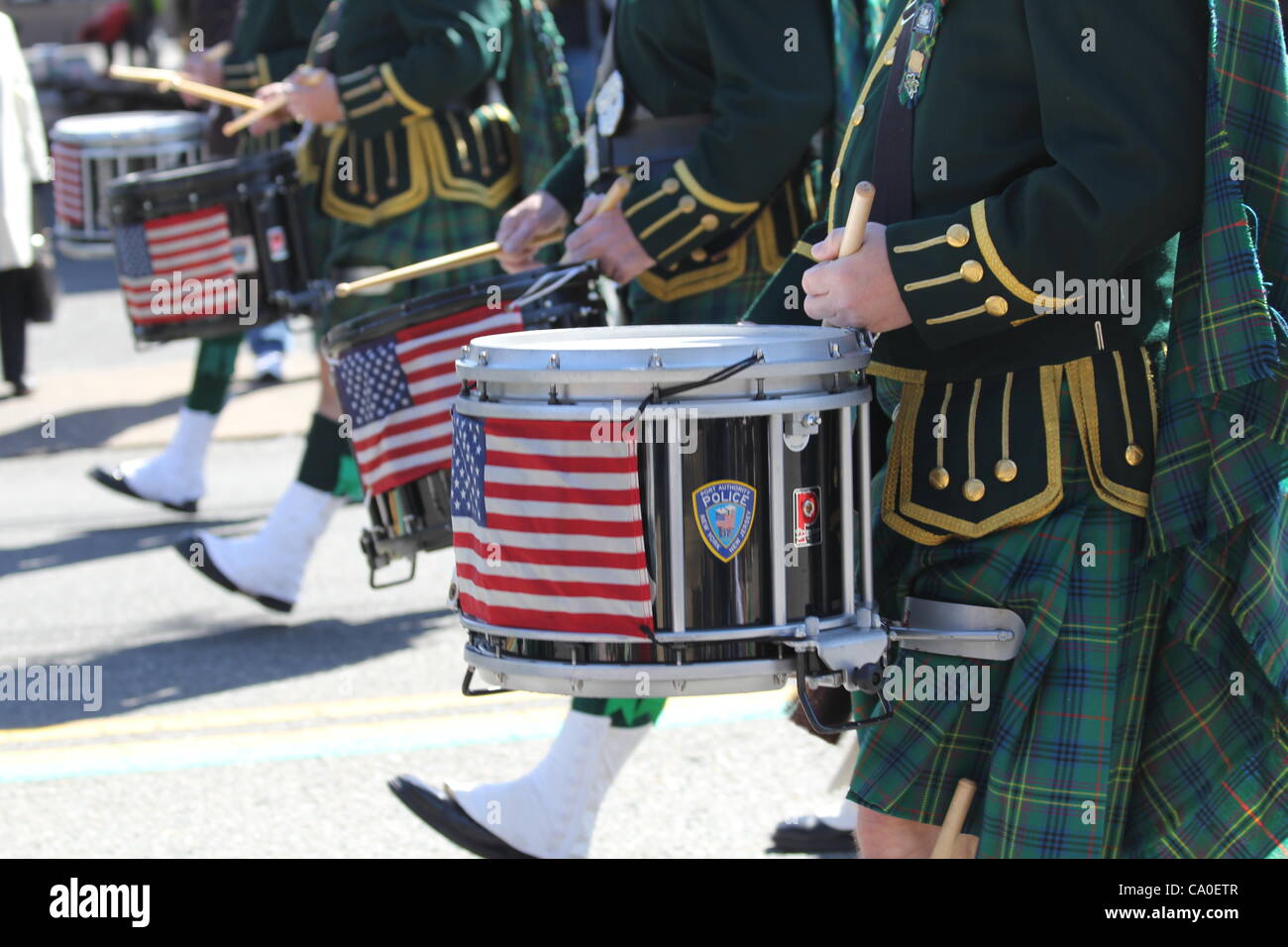St.Patrick's Day 2012 West Orange, New Jersey USA Mars 11th, 2012 Banque D'Images