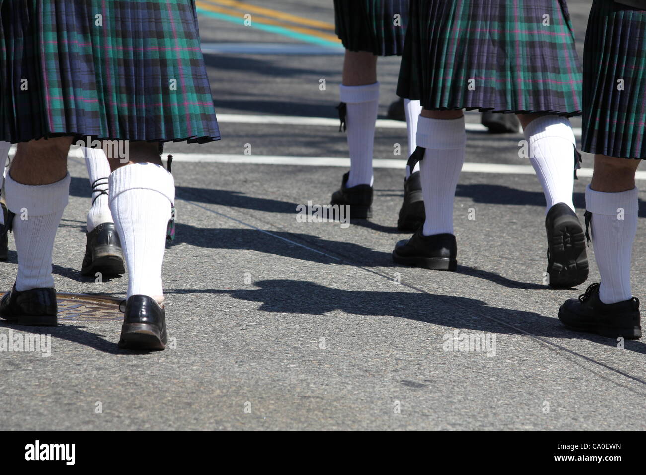 St.Patrick's Day 2012 West Orange, New Jersey USA Mars 11th, 2012 Banque D'Images