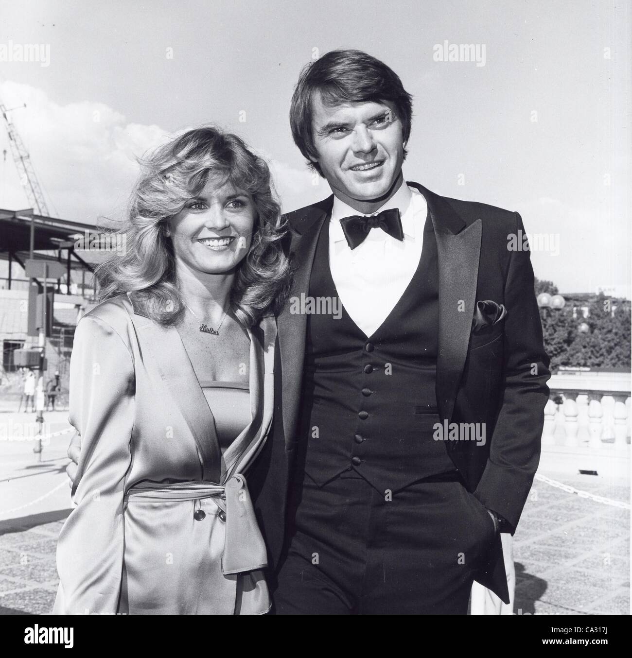 ROBERT URICH avec épouse, Heather Menzies.Fourni par Photos, inc.(Image Crédit : Â© fourni par Globe Photos, Inc/Globe Photos/ZUMAPRESS.com) Banque D'Images