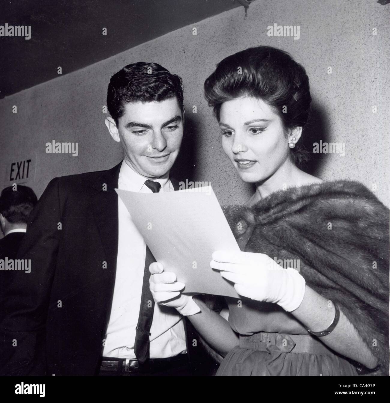 PAULA PRENTISS avec mari Richard Benjamin à All Star.Fourni par Photos inc.(Image Crédit : Â© fourni par Globe Photos Inc/Globe Photos/ZUMAPRESS.com) Banque D'Images