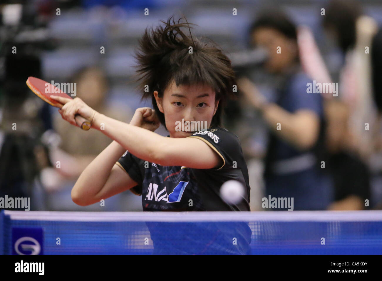 Japan sports table tennis ping pong japan open 2012 Banque de photographies  et d'images à haute résolution - Alamy