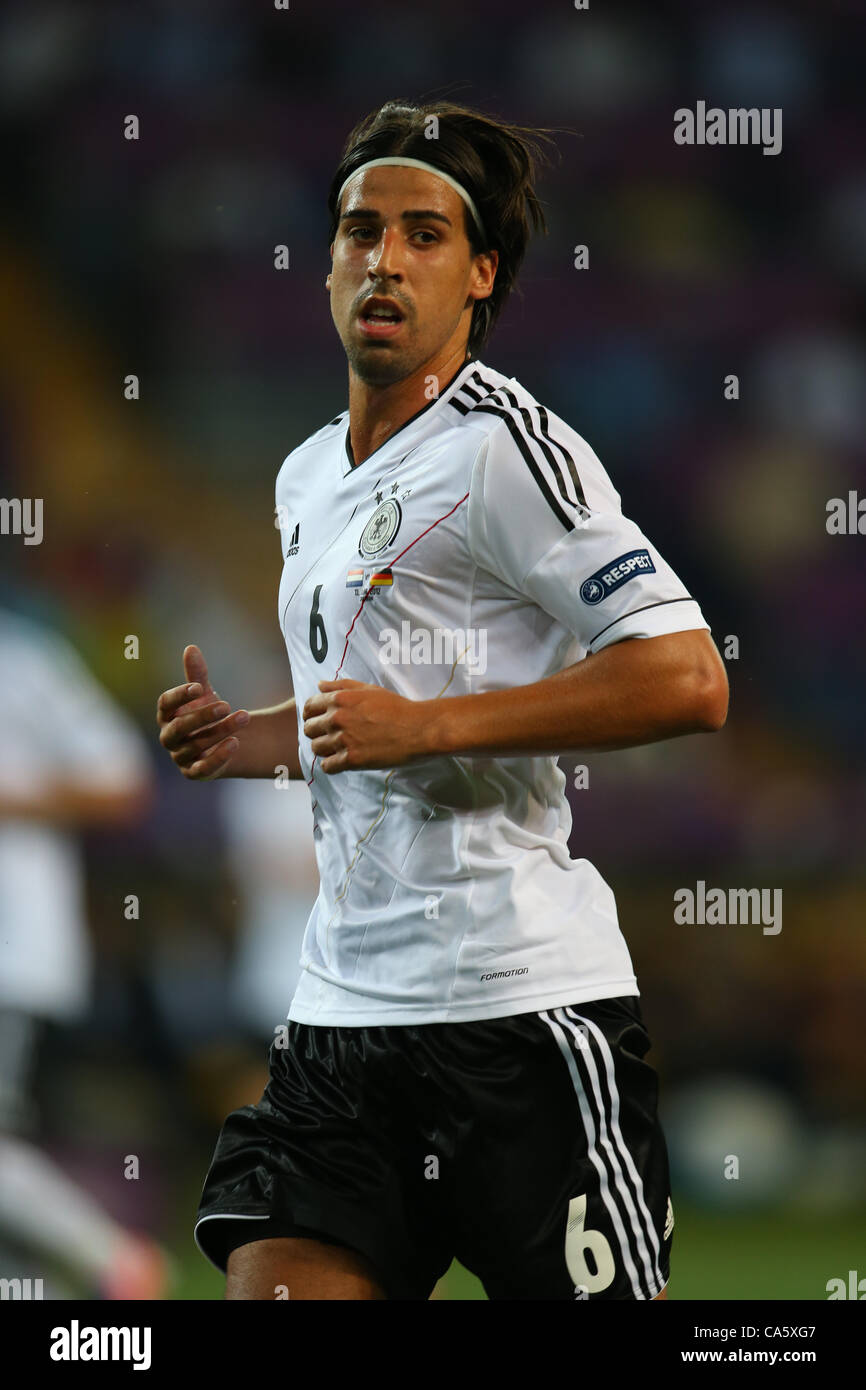 SAMI KHEDIRA HOLLANDE/ALLEMAGNE EURO 2012 STADE METALIST KHARKIV UKRAINE Ukraine 13 juin 2012 Banque D'Images