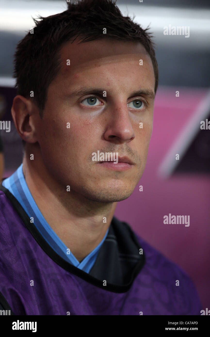 PHIL JAGIELKA ANGLETERRE V UKRAINE DONBAS ARENA DONETSK UKRAINE 19 Juin 2012 Banque D'Images