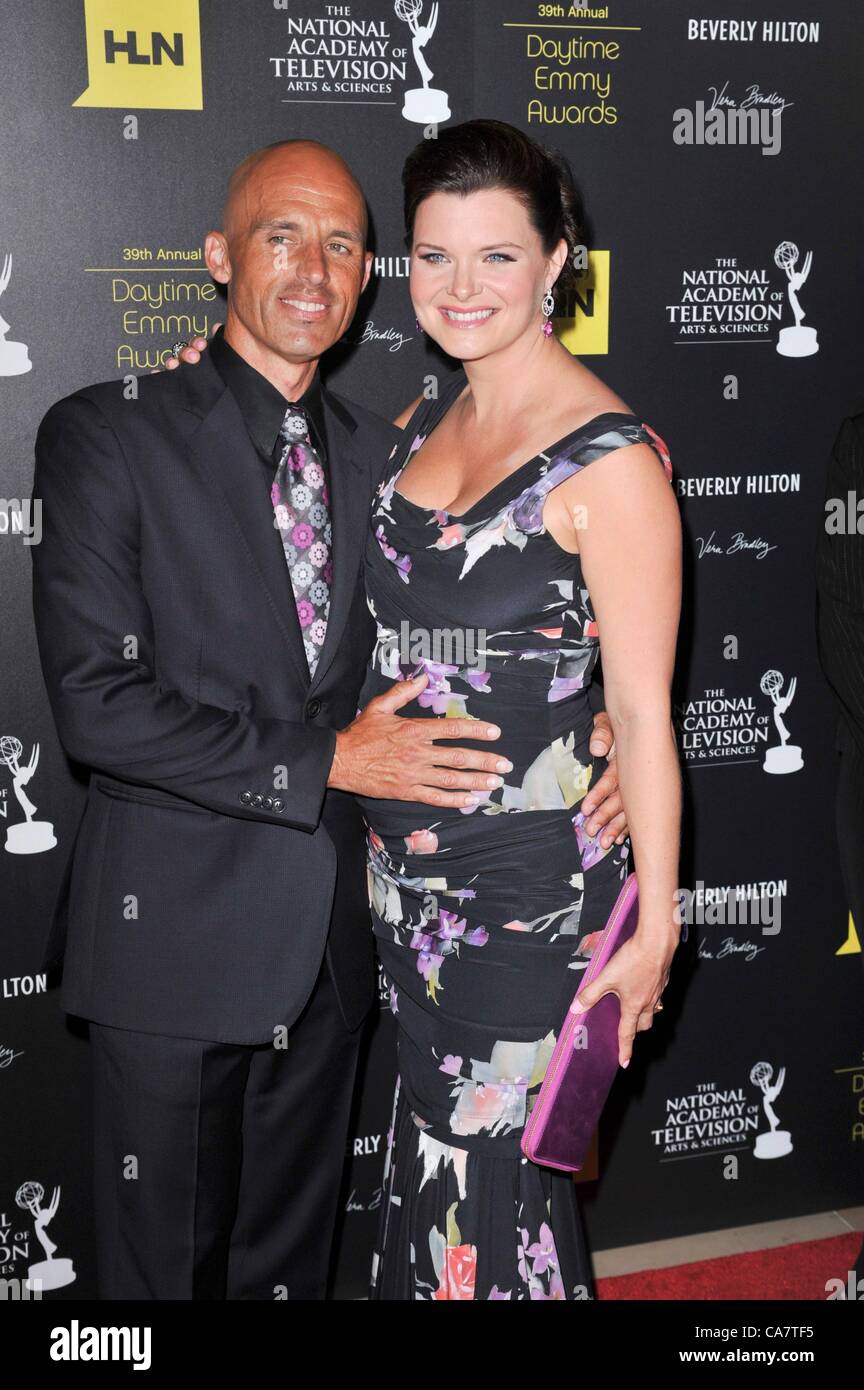 Heather Tom aux arrivées pour pendant la journée, animation Creative Arts Emmy Awards, Beverly Hilton Hotel, Los Angeles, CA, 23 juin 2012. Photo par : Elizabeth Goodenough/Everett Collection/Alamy Live News Banque D'Images