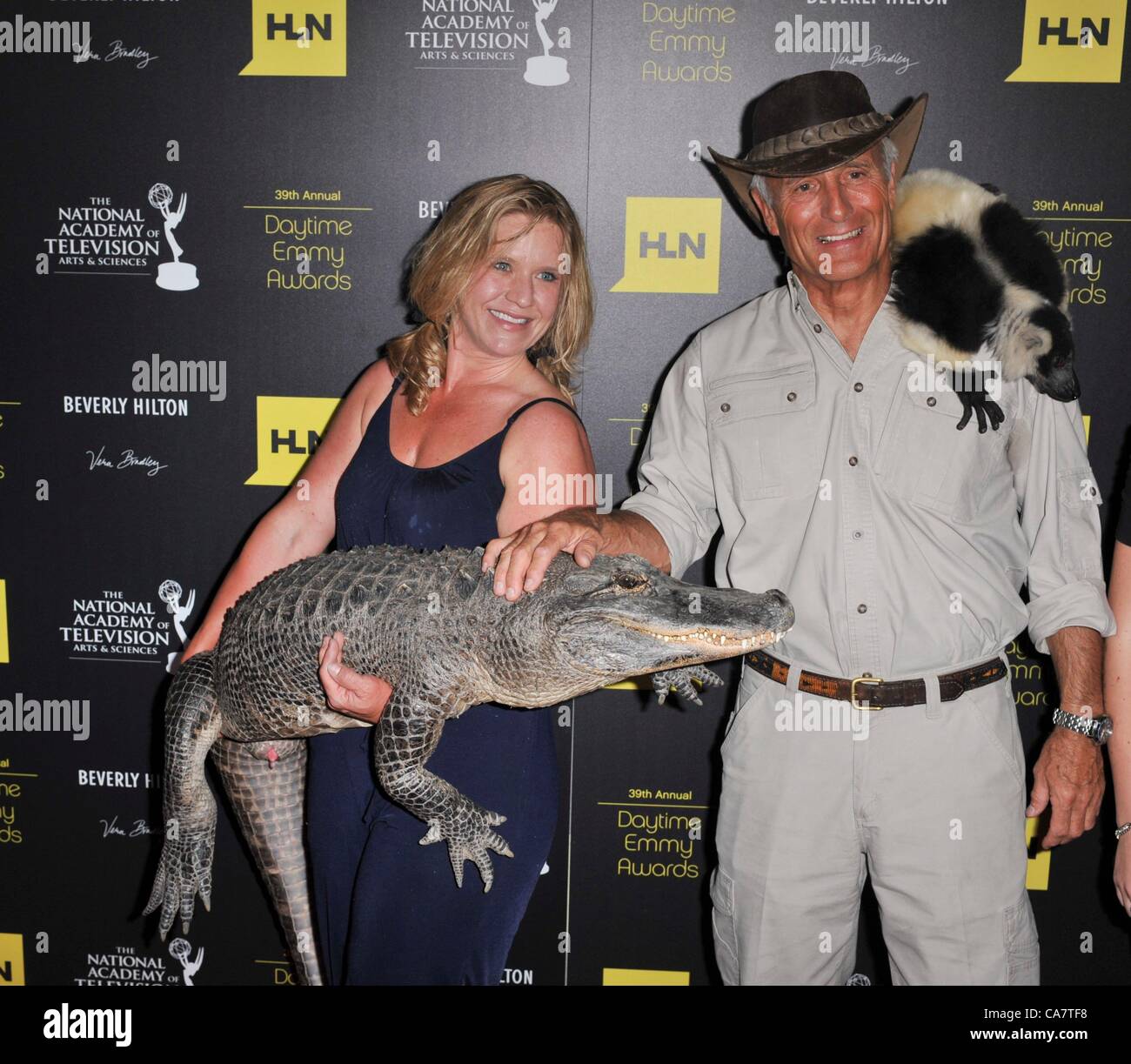 Jack Hanna aux arrivées pour pendant la journée, animation Creative Arts Emmy Awards, Beverly Hilton Hotel, Los Angeles, CA, 23 juin 2012. Photo par : Elizabeth Goodenough/Everett Collection/Alamy Live News Banque D'Images
