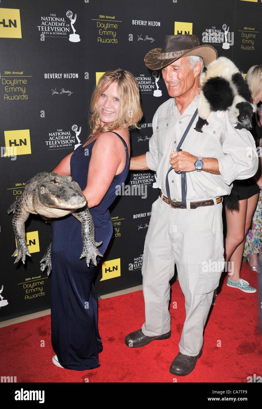 Jack Hanna aux arrivées pour pendant la journée, animation Creative Arts Emmy Awards, Beverly Hilton Hotel, Los Angeles, CA, 23 juin 2012. Photo par : Elizabeth Goodenough/Everett Collection/Alamy Live News Banque D'Images
