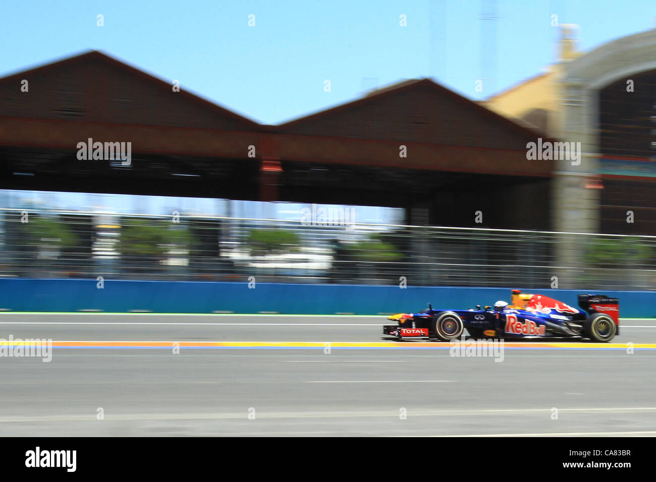 Grand Prix d'Europe - Formule 1 - F1 - Valencia, Espagne - 24/06/2012 - Dimanche - course de voiture Red Bull, Mark Webber Banque D'Images