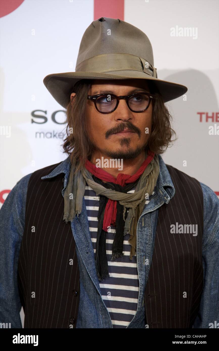 16 déc., 2010 - Madrid, Madrid, Espagne - Angelina Jolie et Johnny Depp assister à la photocall de l'hôtel à Madrid à Villamagna (crédit Image : © Jack Abuin/ZUMAPRESS.com) Banque D'Images