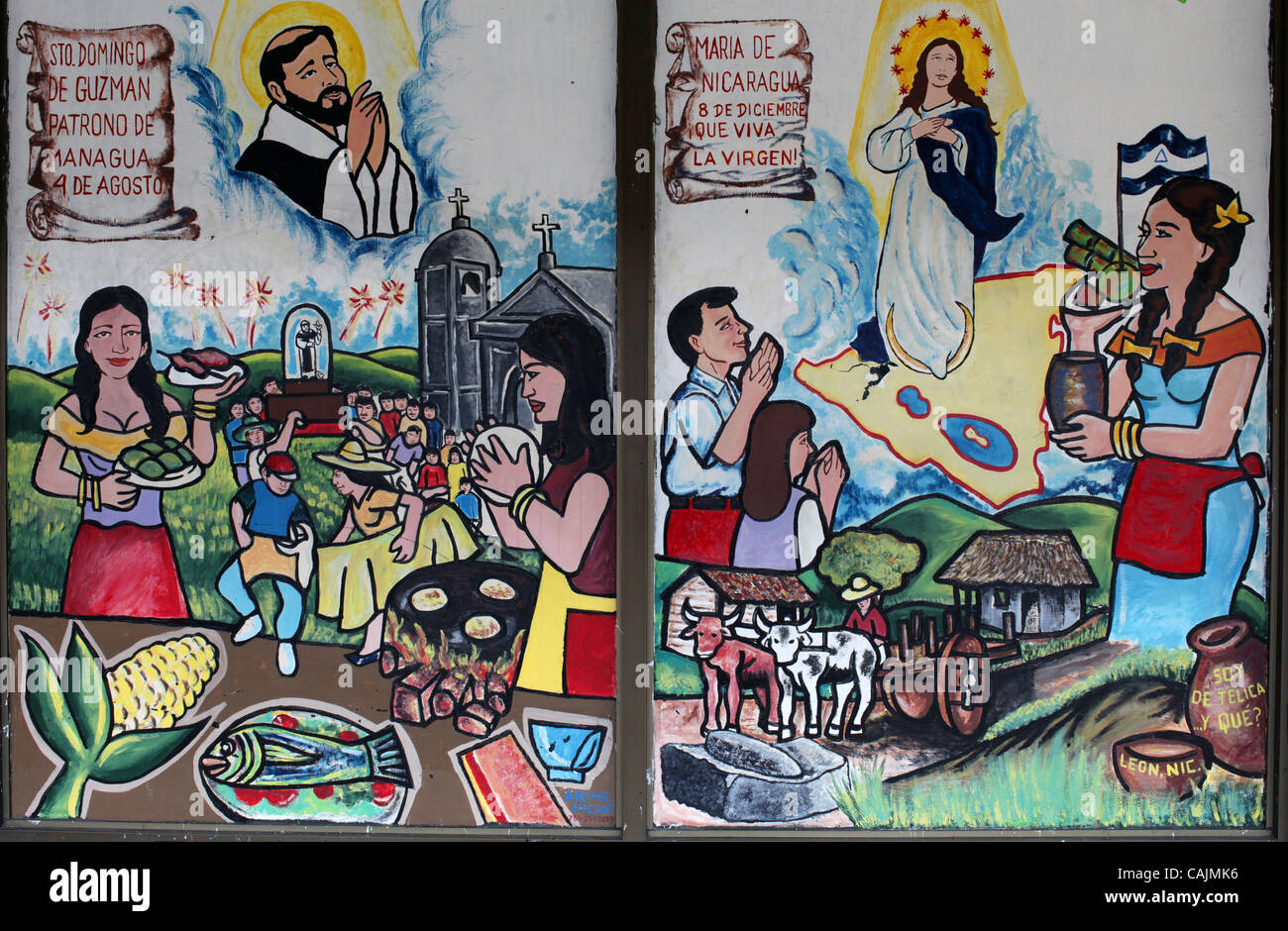 Jan 11, 2011 - Miami, Floride, États-Unis - wall mural cubaine dans la communauté de l'influence de Cuba la petite havane. Little Havana (La Pequena Habana) est un quartier au sein de la ville de Miami. La maison à beaucoup de résidents immigrés cubains. Little Havana est noté comme un centre social, culturel et politique activi Banque D'Images