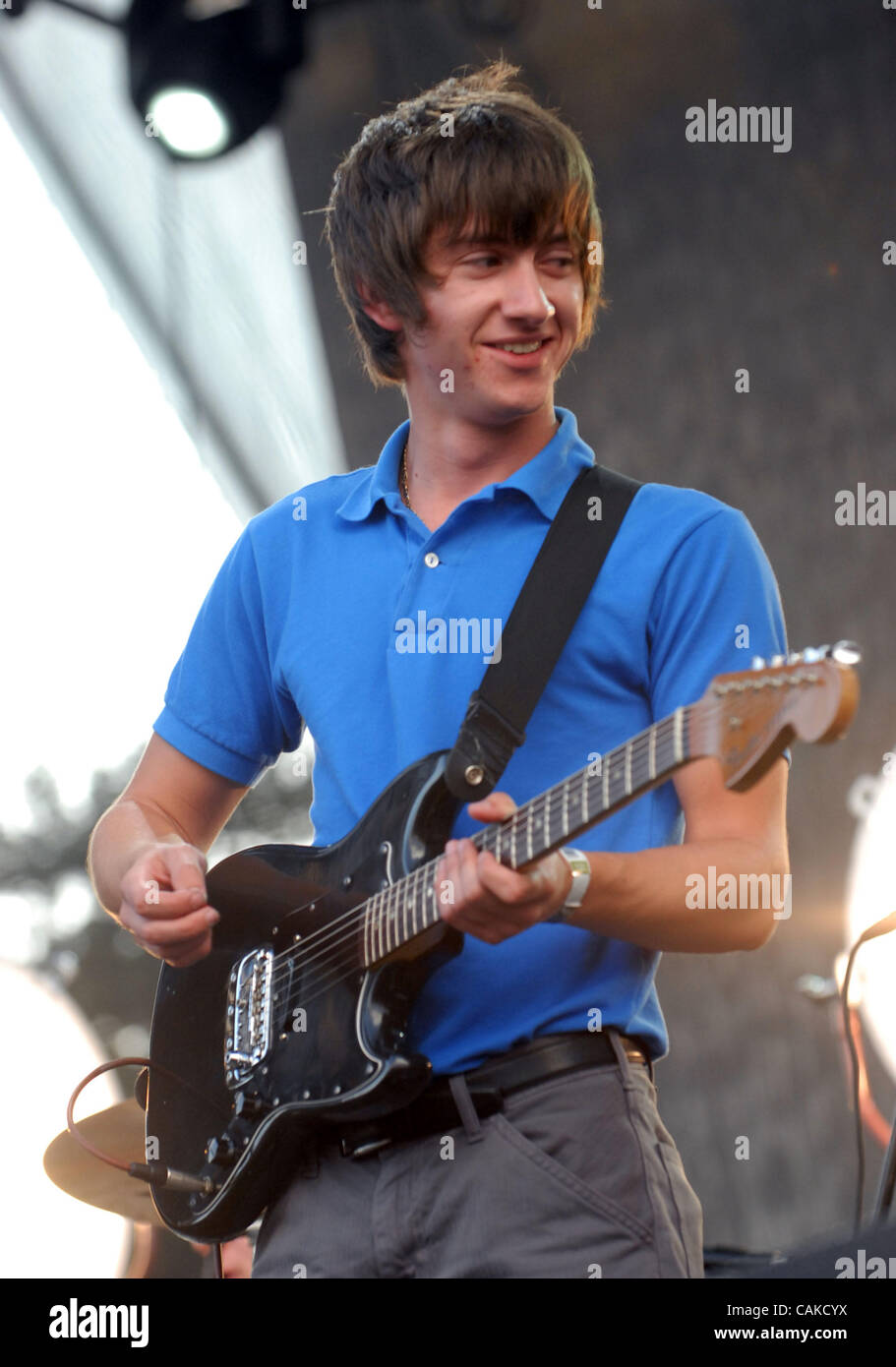 15 septembre 2007, Austin, TX, USA, chanteur / guitariste Alex Turner du groupe Arctic Monkeys en concert dans le cadre de l'Austin City Limits Music Festival qui a eu lieu à Zilker Park situé à Austin. Les trois jours du festival a attiré plus de 60 000 fans par jour. Copyright 2007 Jason Moore. Cre obligatoire Banque D'Images 15 septembre 2007, Austin, TX, USA, chanteur / guitariste Alex Turner du groupe Arctic Monkeys en concert dans le cadre de l'Austin City Limits Music Festival qui a eu lieu à Zilker Park situé à Austin. Les trois jours du festival a attiré plus de 60 000 fans par jour. Copyright 2007 Jason Moore. Cre obligatoire Banque D'Images