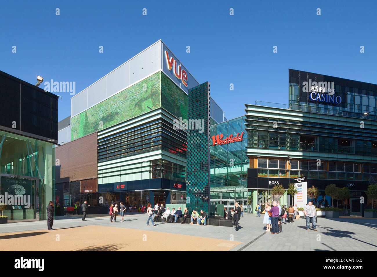 Westfield Stratford City à proximité de Parc Olympique, Londres, Royaume-Uni, le 26 mars 2012 Banque D'Images