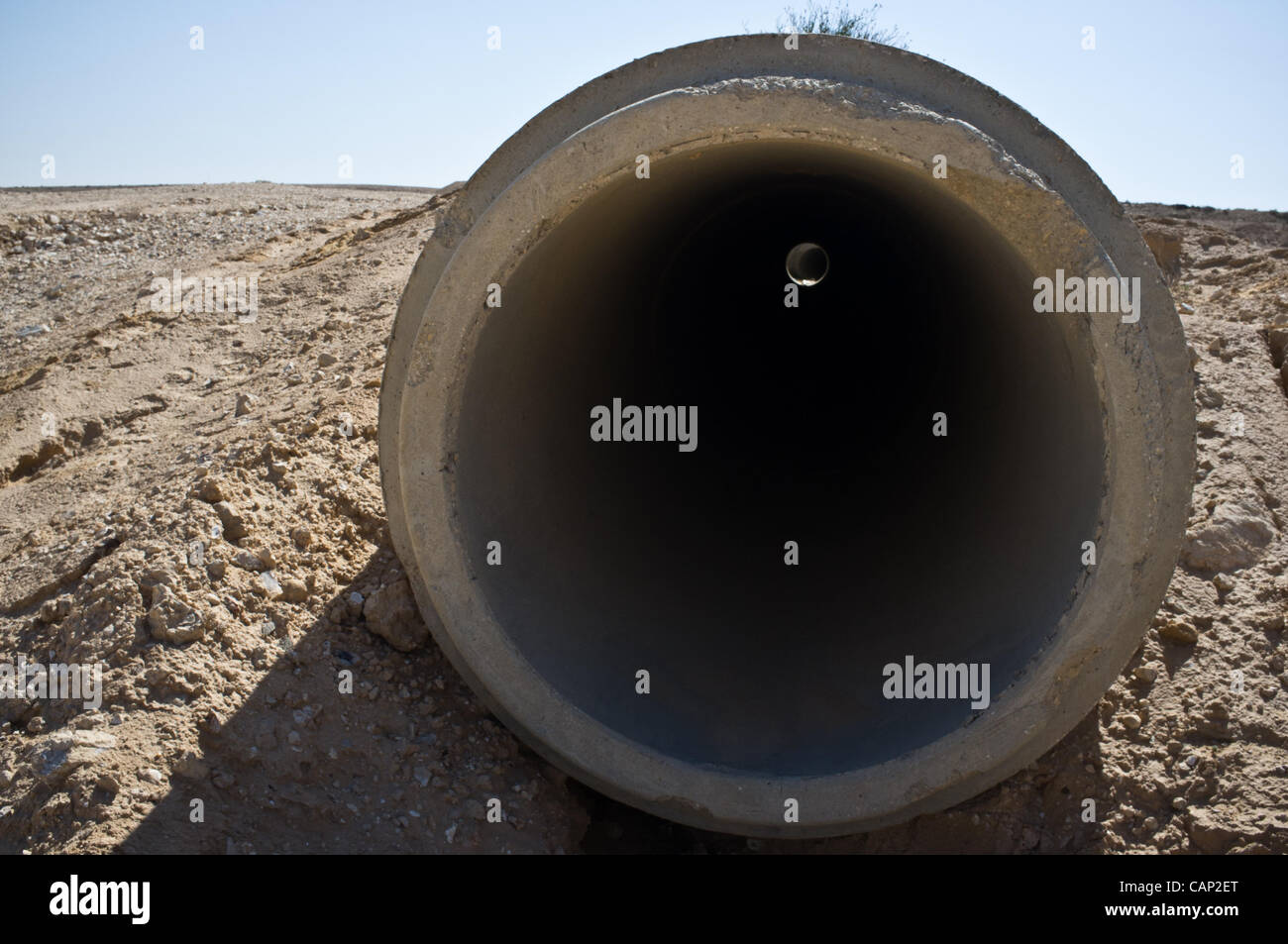 Bases et premières étapes de la construction ont commencé dans la zone désignée pour la base de formation de 'ville'. Son achèvement est prévu en 2014. Néguev, Israël. 3-AVR-2012. Banque D'Images
