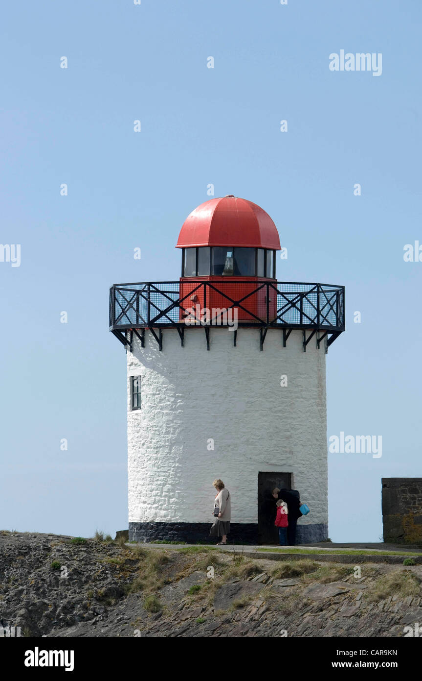 Phare de burry port Banque de photographies et d’images à haute