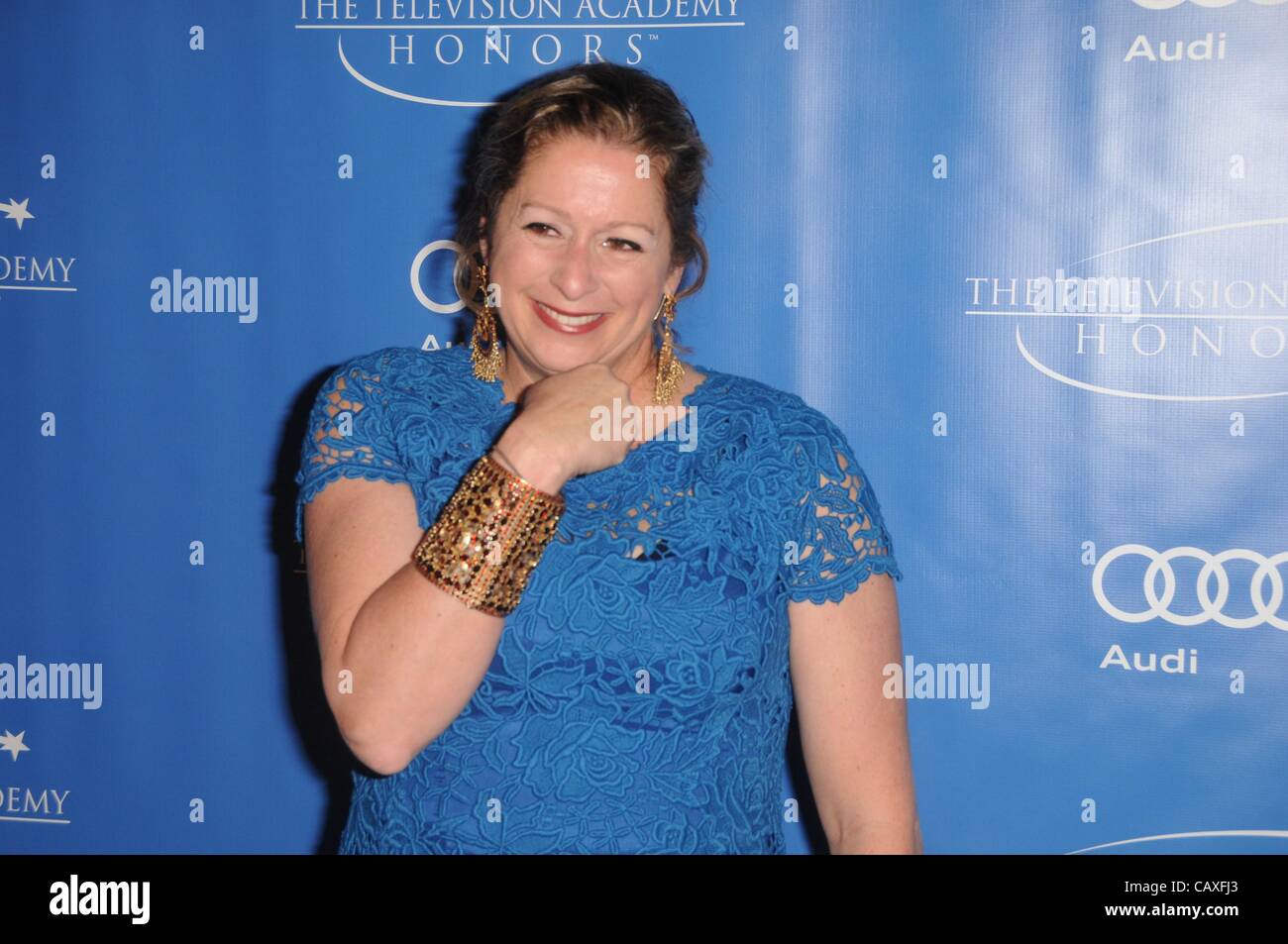 Abigail Disney aux arrivées de 5e édition de la cérémonie des honneurs de l'Académie de la télévision, l'hôtel Beverly Hills, Los Angeles, CA le 2 mai 2012. Photo par : Dee Cercone/Everett Collection Banque D'Images