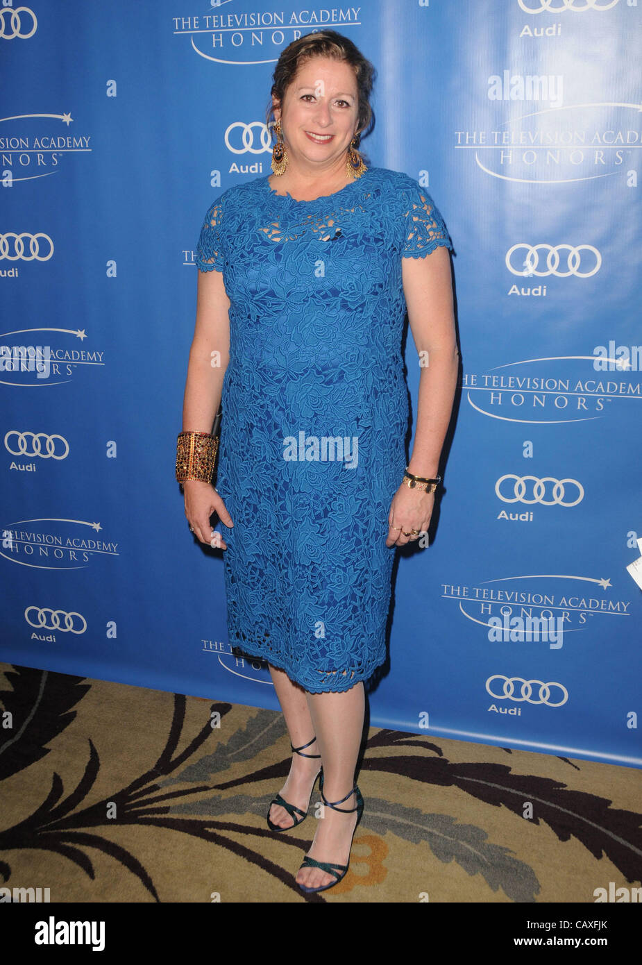 2 mai 2012 - Los Angeles, Californie, États-Unis - Abigail Disney participant à la cinquième édition annuelle de l'Académie de télévision rend hommage ''la télévision avec une conscience'' qui a eu lieu au Beverly Hills Hotel à Los Angeles, Californie le 2 mai 2012. Crédit Image : 2012(Â© D. Long/Globe Photos/ZUMAPRESS.com) Banque D'Images