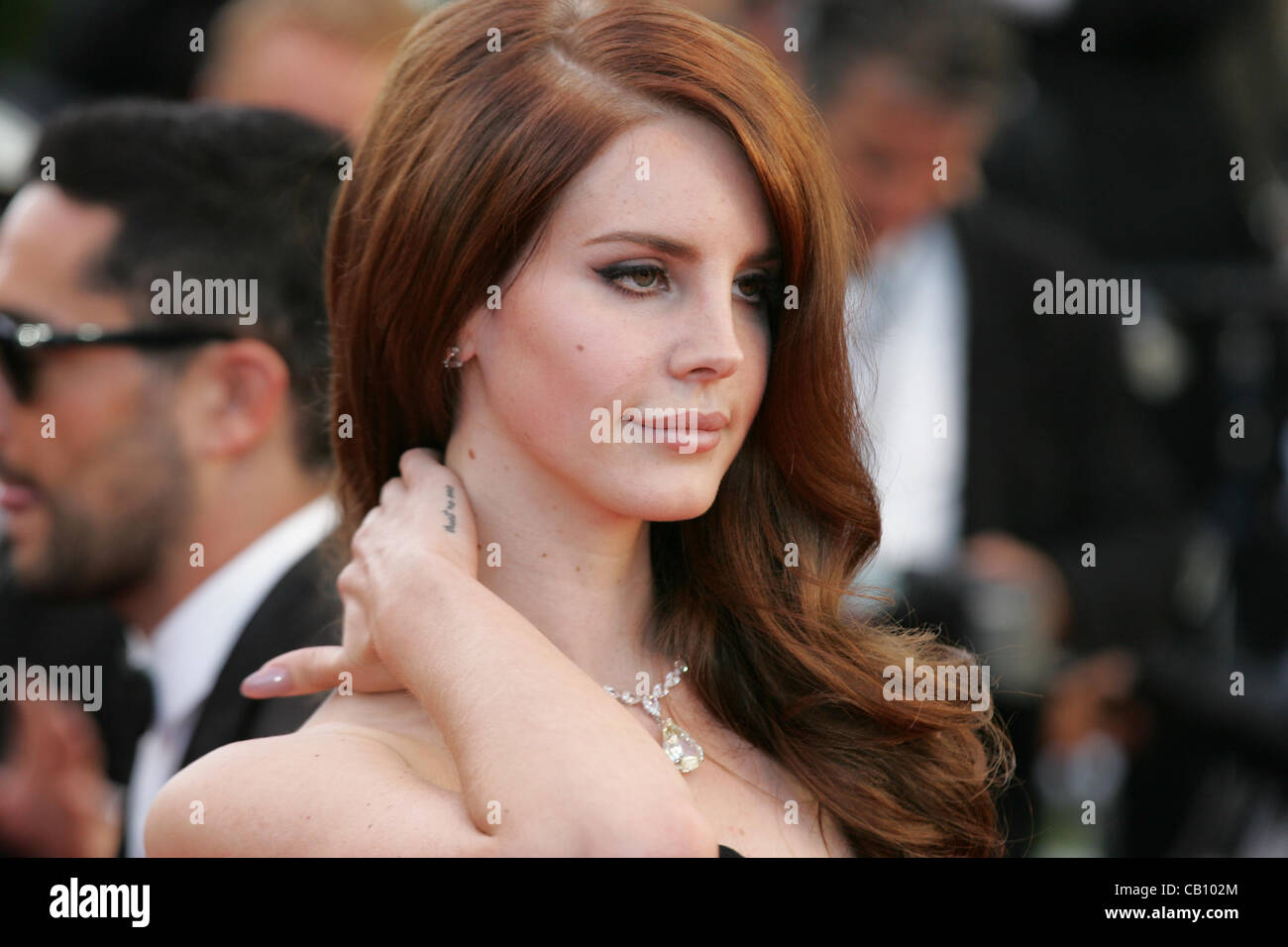 Lana del Rey Moonrise Kingdom arrive pour la premiere au cours de la 65e édition du Festival de Cannes au Palais des Festivals. Banque D'Images