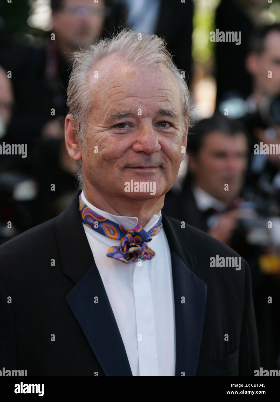 Cannes, France, 16/05/2012 : Bill Murray Moonrise Kingdom arrive pour la premiere au cours de la 65e édition du Festival de Cannes au Palais des Festivals. Banque D'Images