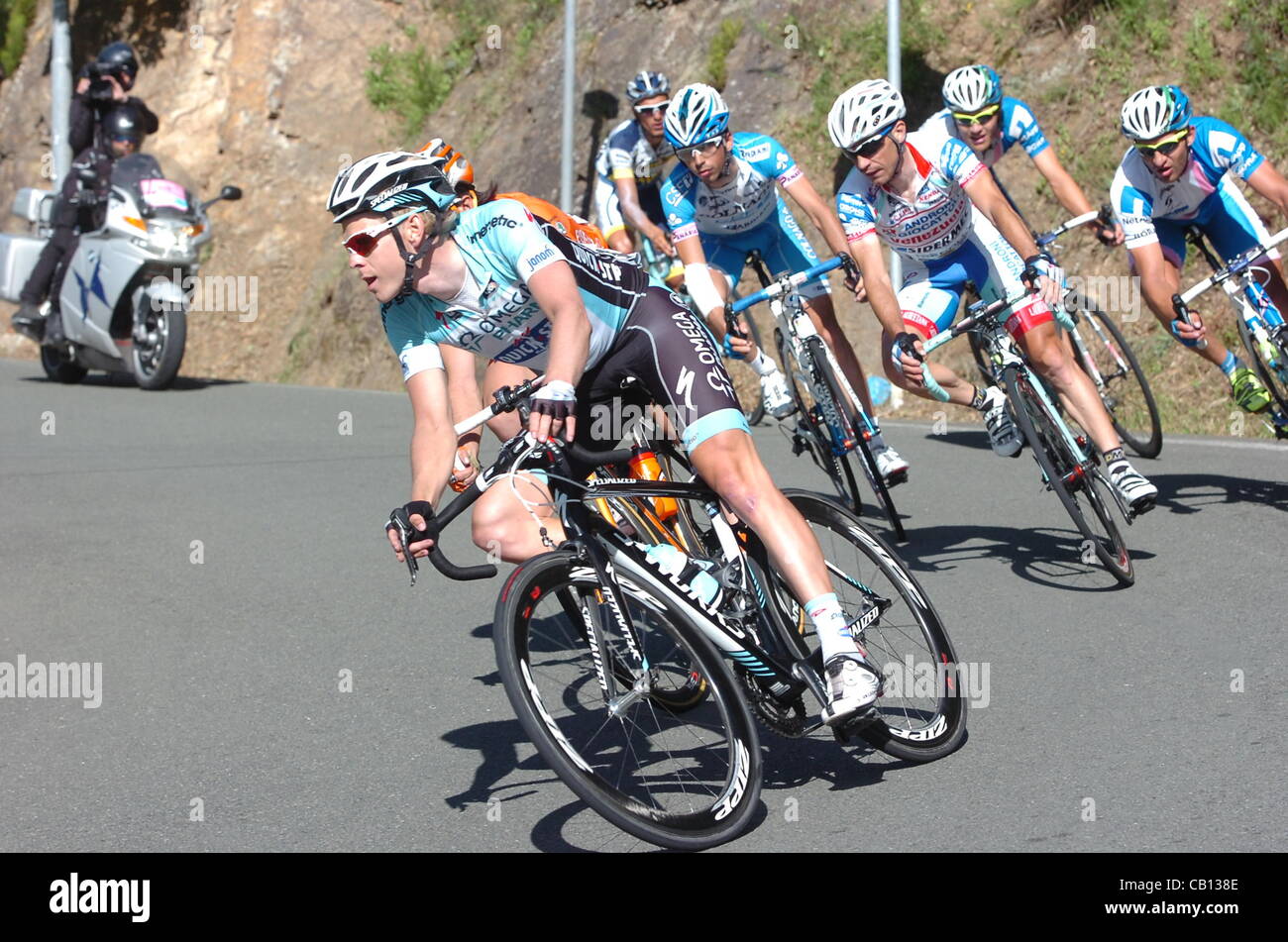 17,05.2012. Seravezza, Italie. Giro d'Italia, l'étape 12 à Seravezza Sestri Levante, Omega Pharma - Quick Step, 2012 Tassani Banque D'Images