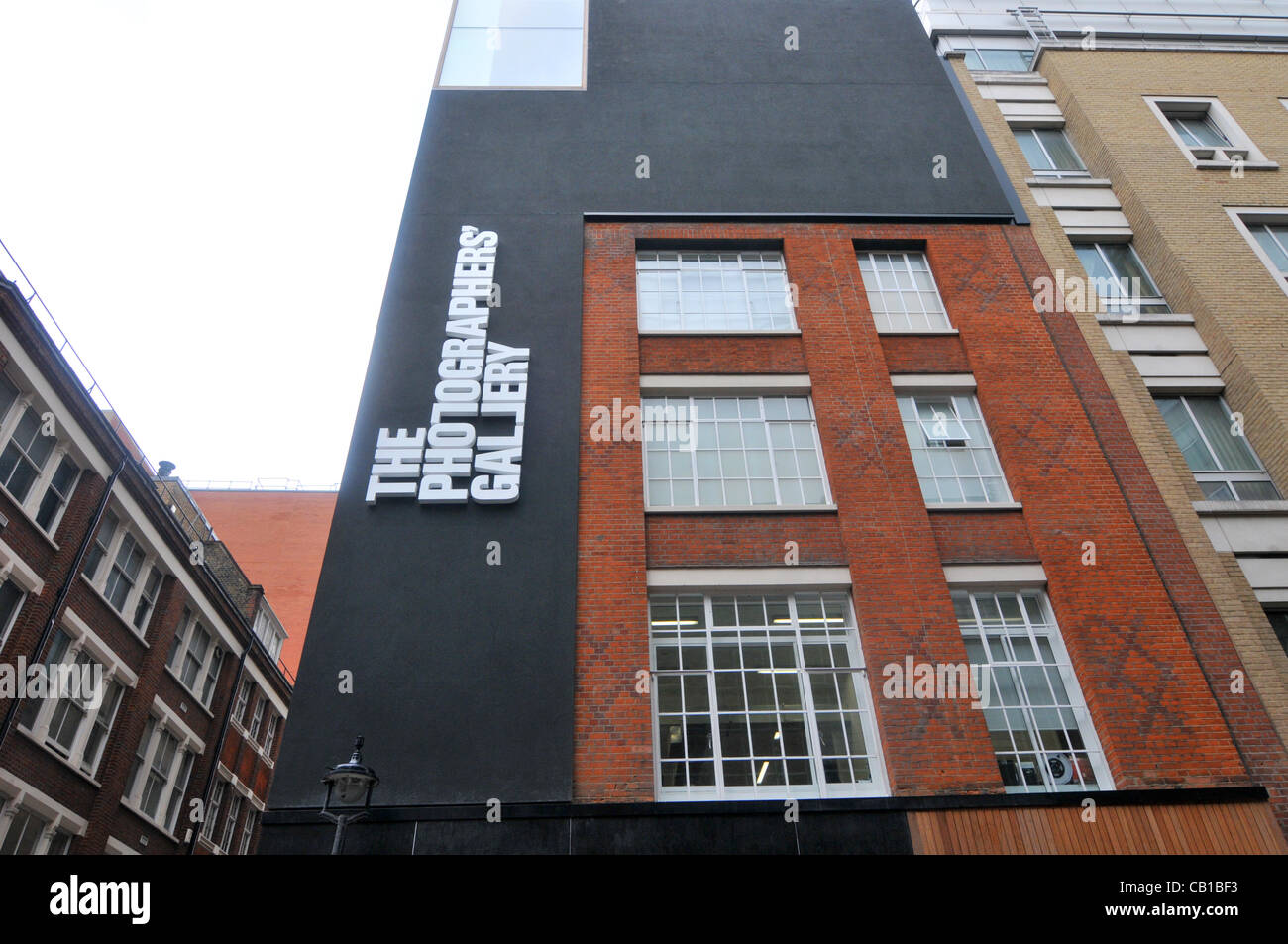 La façade de la Photographers Gallery de Londres qui a re-opned après 18 mois de rénovation. Samedi 19 Mai 2012 Banque D'Images