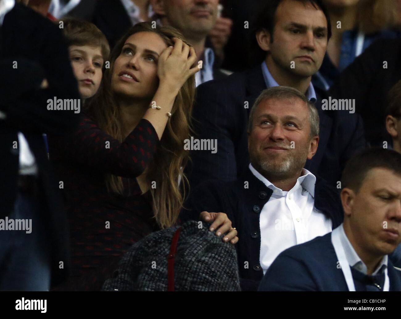 Roman Abramowitsch, auf der Besitzer Ehrentribuene Chelsea FC BAYERN MUNICH - Chelsea FC ( - ) Fussball Herren Ligue des Champions Finale, Allianz Arena, Munich, 19.05.2012 CL Saison 2011/2012 Fotograf : Peter Schatz Banque D'Images