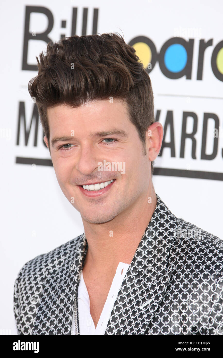 ROBIN THICKE BILLBOARD MUSIC AWARDS 2012 : LAS VEGAS NEVADA USA 20 mai 2012 Banque D'Images