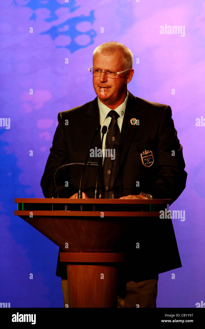 Sandy Lyle (SCO), le 7 mai 2012 - Golf : Sandy Lyle d'Écosse fait un discours à la World Golf Hall of Fame Intronisation à Saint Augustine, Florida, United States. (Photo par Yasuhiro JJ Tanabe/AFLO) Banque D'Images
