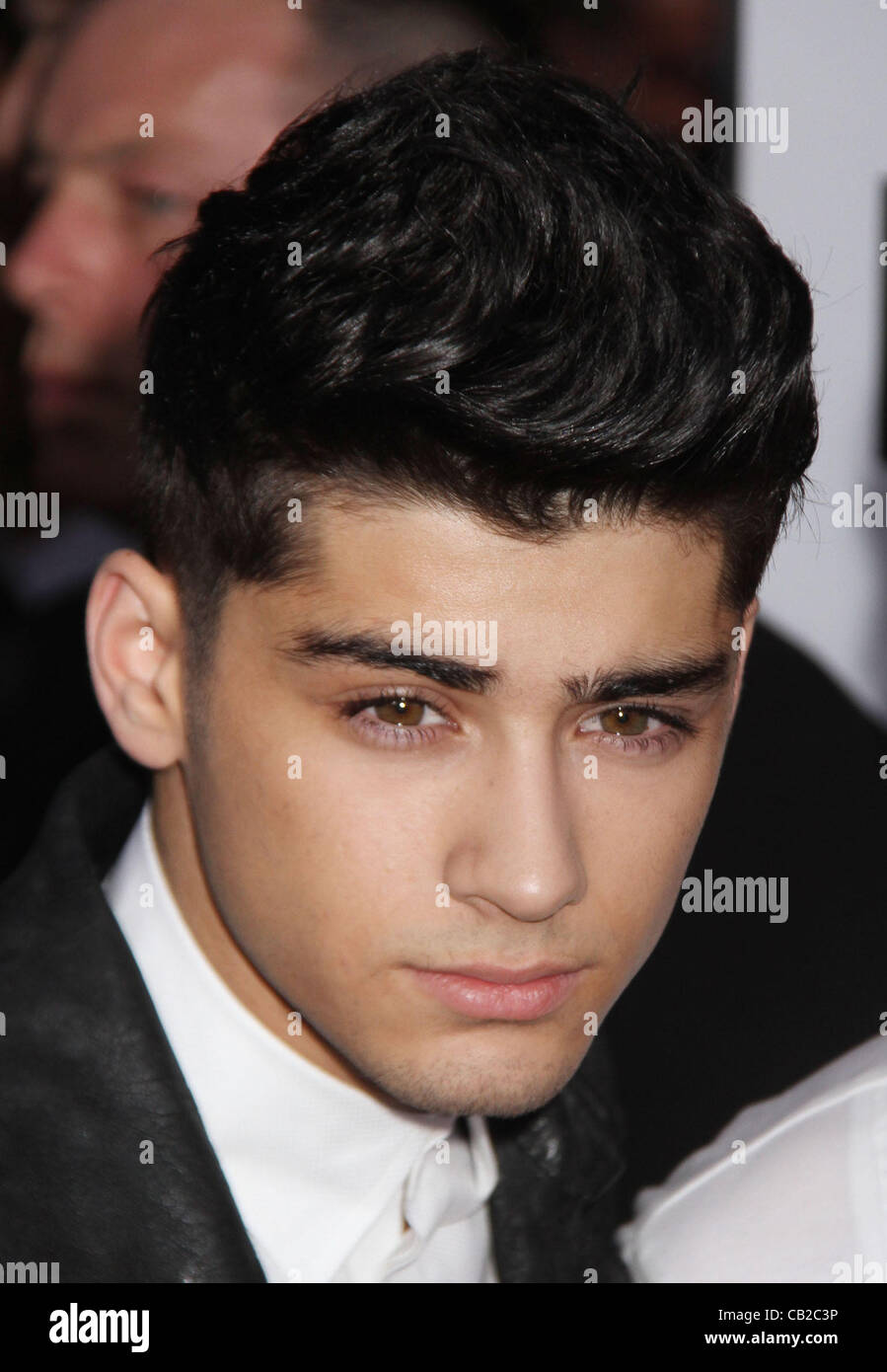 23 mai 2012 - New York, New York, États-Unis - Chanteur ZAYN MALIK de la bande 'UN SENS' assiste à la première de New York "les hommes en noir 3' qui s'est tenue au Théâtre Ziegfeld (crédit Image : ©/ZUMAPRESS.com) Kaszerman Nancy Banque D'Images
