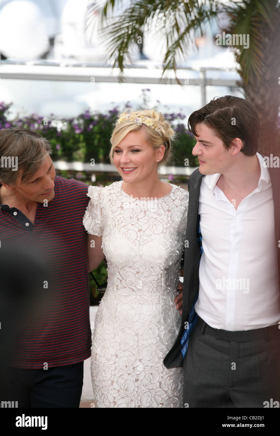 Sur la route à la photocall au 65e Festival de Cannes en France. Le film est basé sur le livre du même nom de Jack Kerouak battre et réalisé par Walter Salles. Le mercredi 23 mai 2012 au Festival de Cannes, France. Banque D'Images