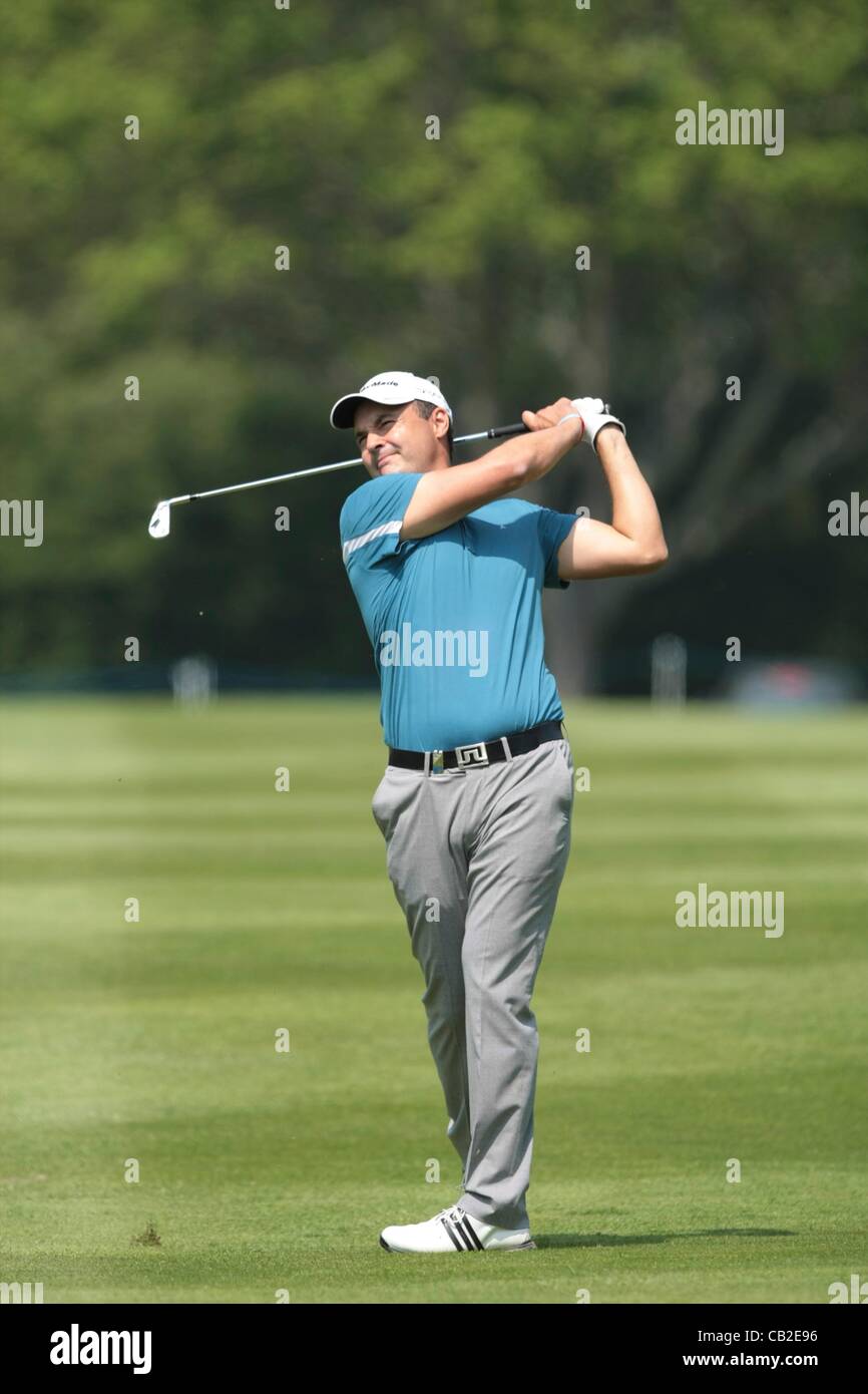 UK. 24.05.2012 Wentworth, en Angleterre. Simon Khan (FRA) en action au cours de la 1re journée de la BMW PGA Championship. Banque D'Images