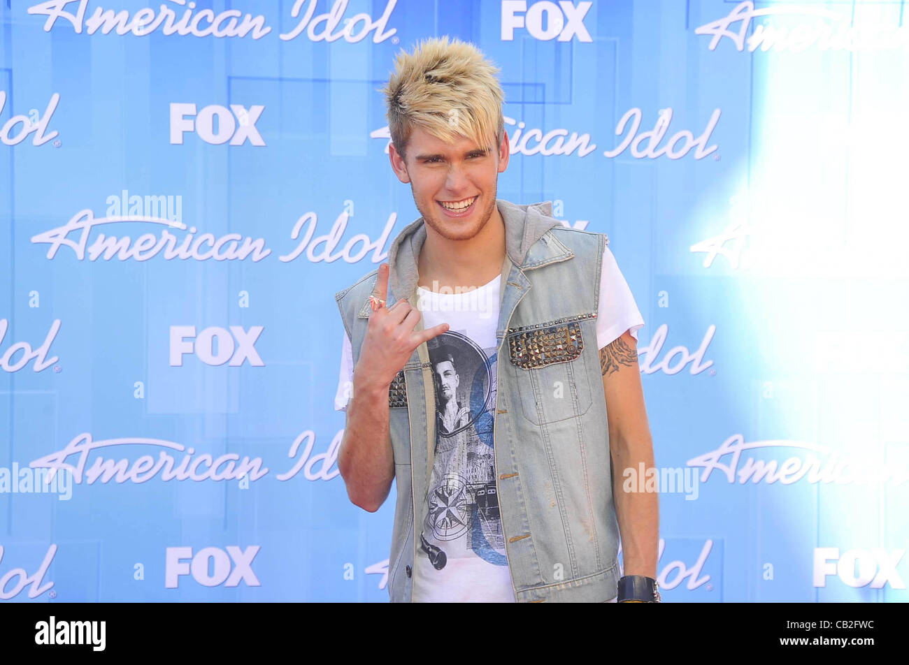 23 mai 2012 - Los Angeles, Californie, États-Unis - Colton Dixon assister à la ''American Idol'' saison 11 Grand Final Show - Arrivées tenue au Nokia Theatre de Los Angeles, Californie le 23 mai 2012. Crédit Image : 2012(Â© D. Long/Globe Photos/ZUMAPRESS.com) Banque D'Images