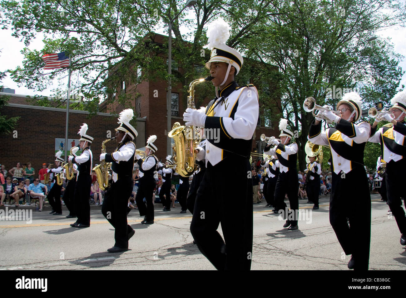 Memorial Day Parade - Naperville 2012 Banque D'Images