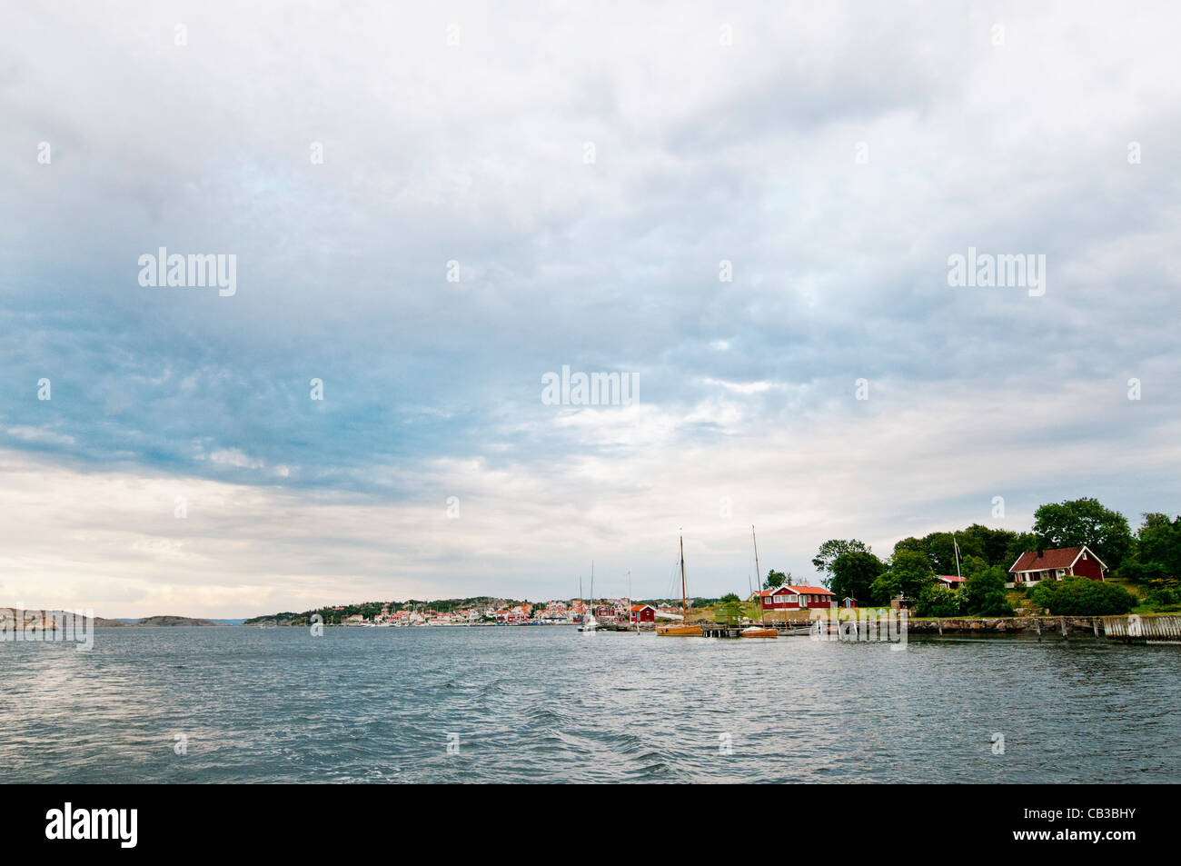 Dans l'ouest de la Suède, de marines à l'extérieur de Göteborg Banque D'Images