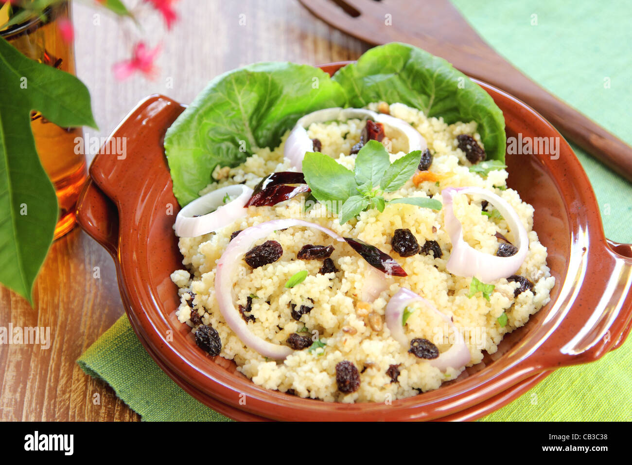 Salade de couscous Banque D'Images