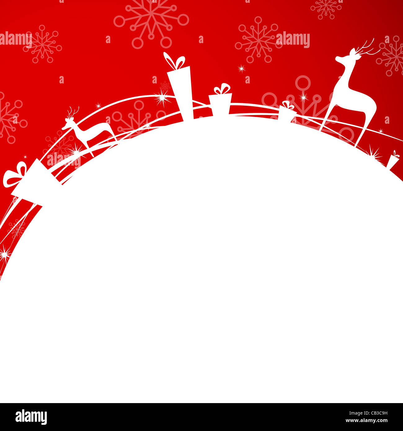 Carte de Noël Banque D'Images