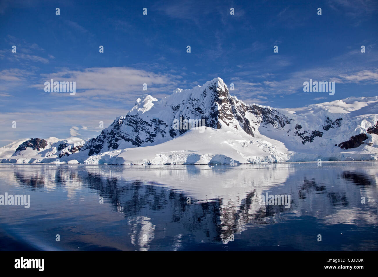 Paradise Bay, péninsule antarctique Banque D'Images