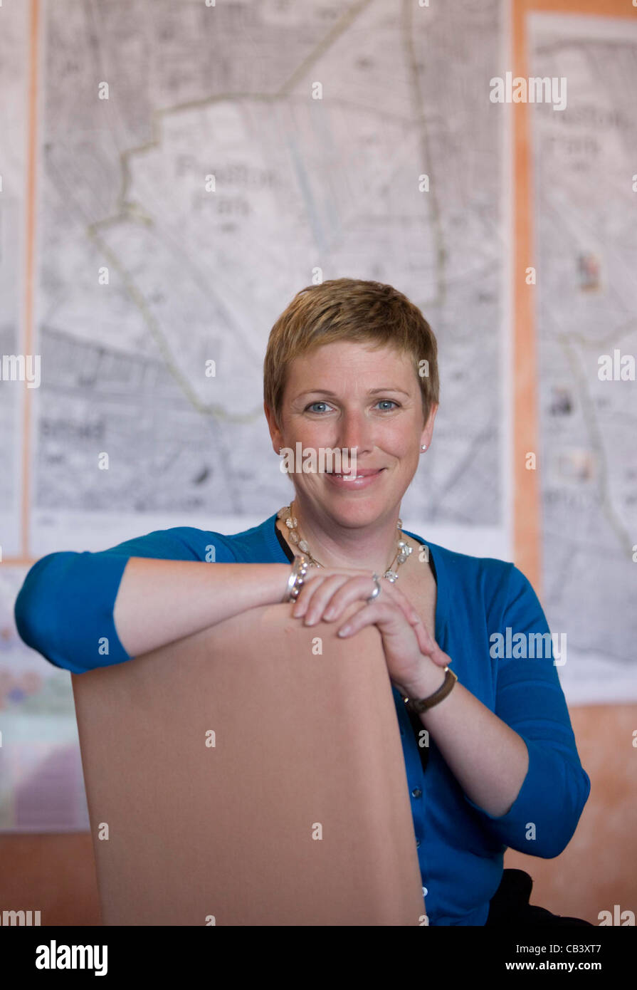 Homme politique conservateur britannique Charlotte Vere, Baroness Vere de Norbiton. Photo par James Boardman. Banque D'Images